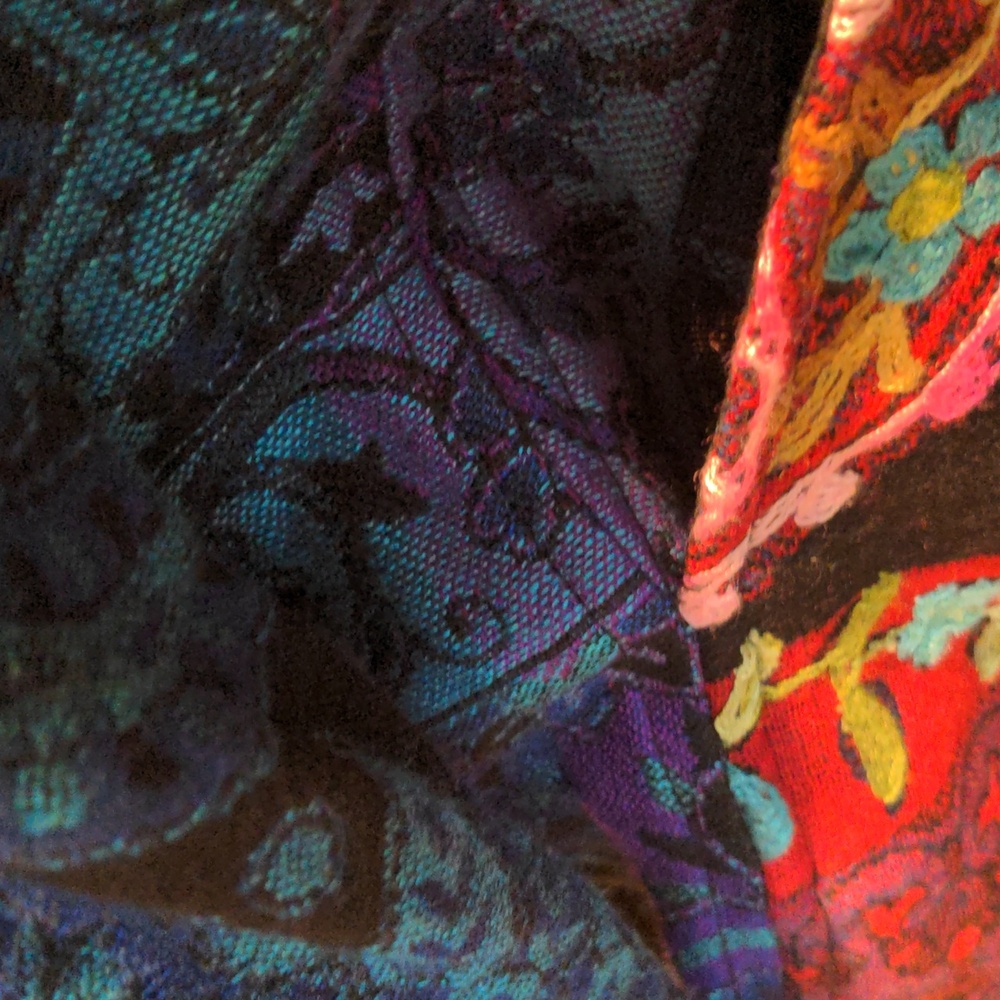 Soft Surroundings Size M Multicolor Topper Fringe… - image 7